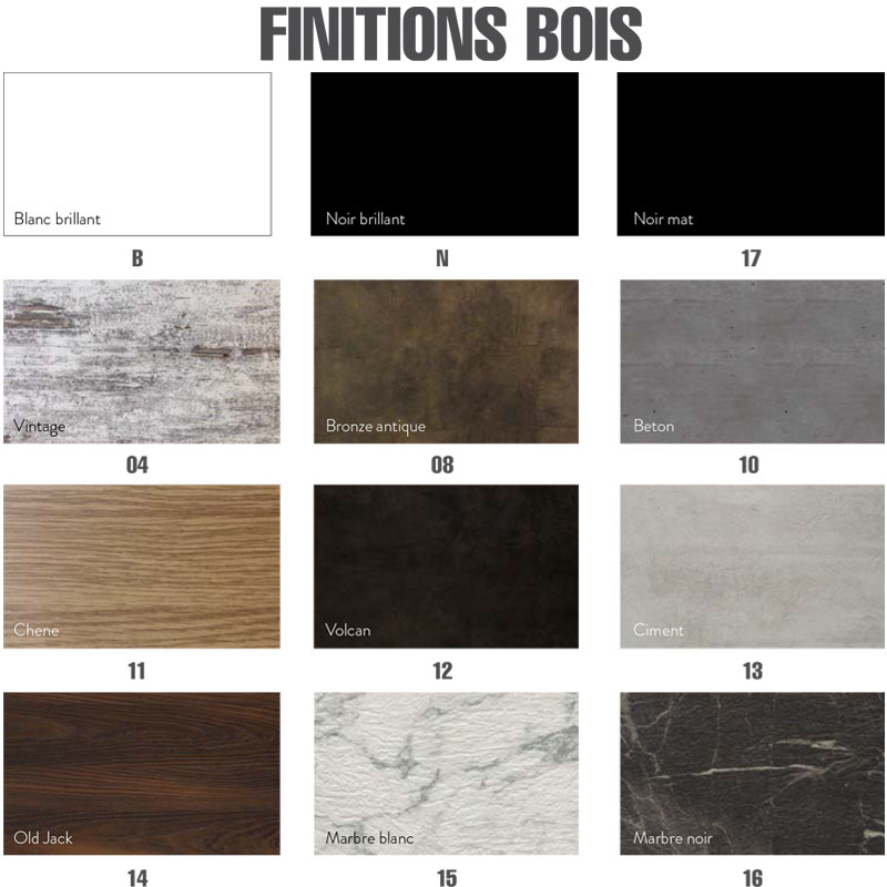 Option finition bois Karisma